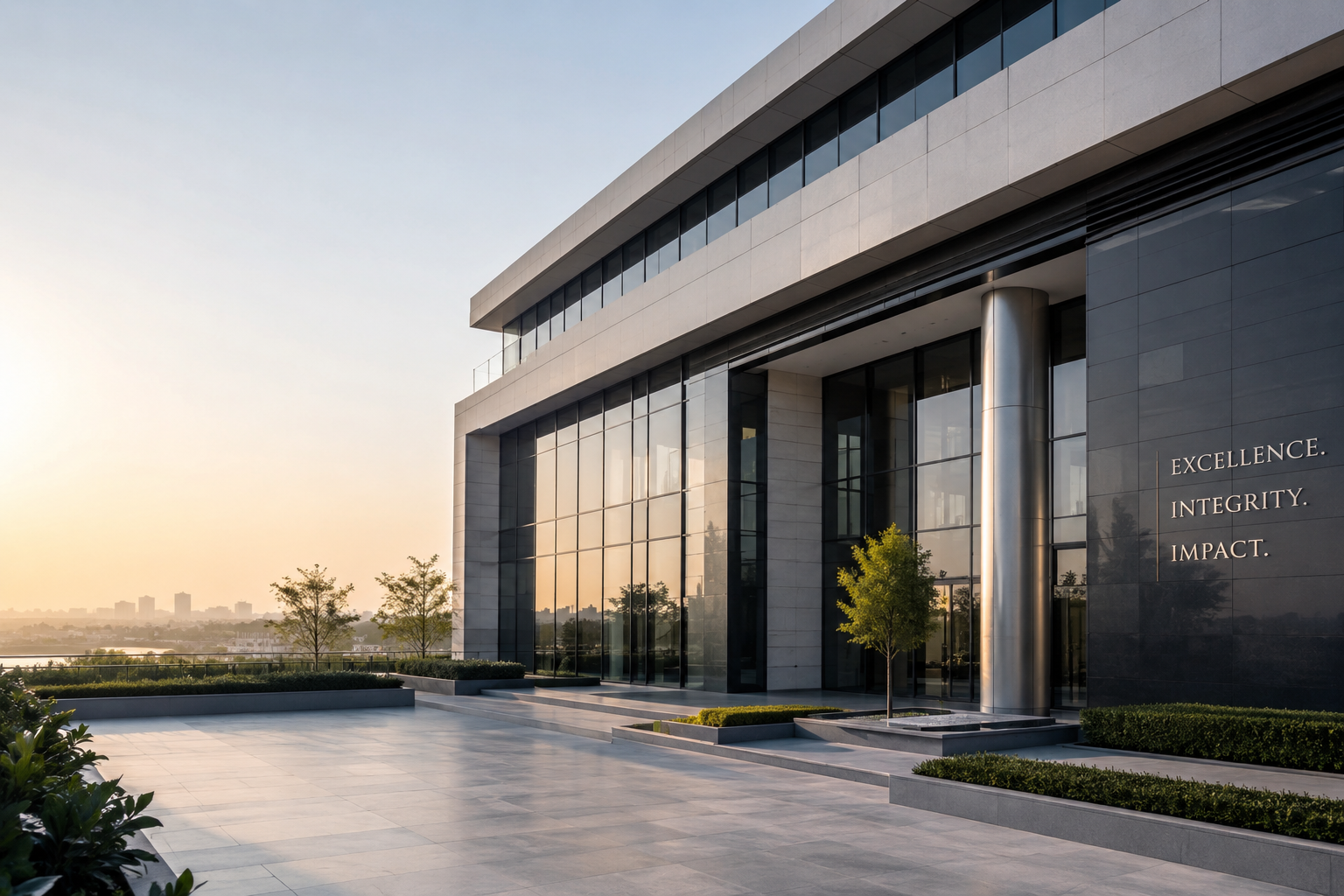 Modern corporate headquarters
